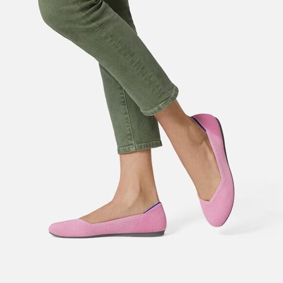 Rothy’s The Flat in Begonia Pink Women’s Size 9.5